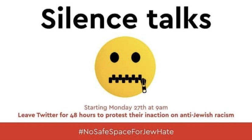 5) As a result this campaign is being run by Jewish activists who have had to get good at campaigning. But this is to ensure social media companies do more to stamp out all racism. Please support it.  #NoSafeSpaceForJewHate