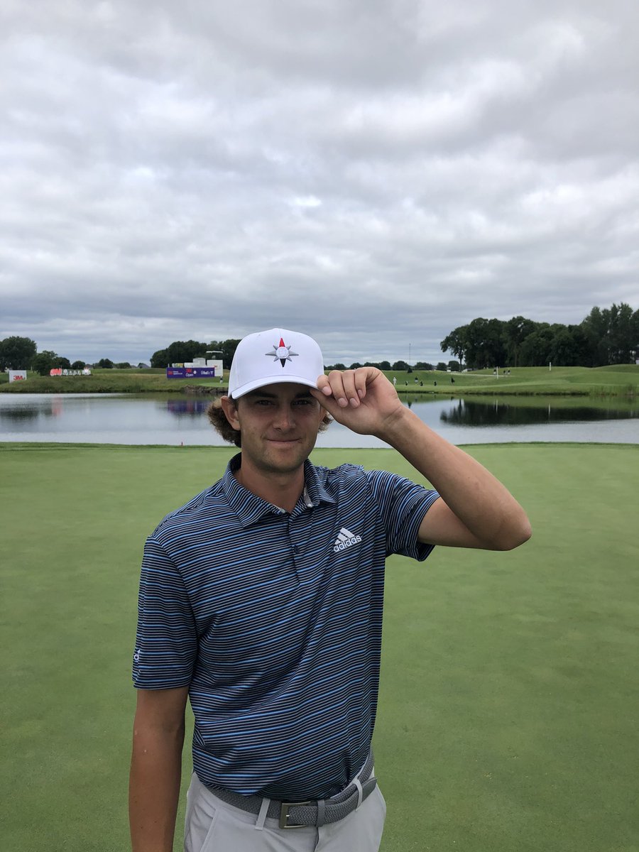 peter_kuest's tweet photo. As part of the 3M Open I’m tipping my cap to all the essential workers helping save lives during this pandemic. Thank you for all of your amazing work! I’m calling out @Christiansen09 @ToddToddbmiller @zachlbarnes to tip their caps to essential workers. #3MOpen https://t.co/jaeLlzeHPi