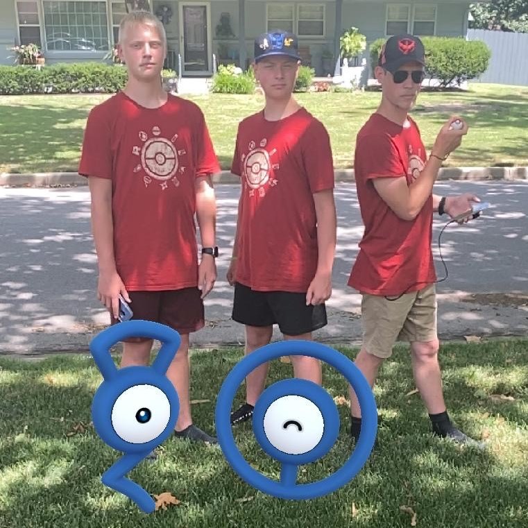 baileycosby20's tweet photo. We match our trainers!! #PokemonGOFest2020 https://t.co/KtS8nBvxlO