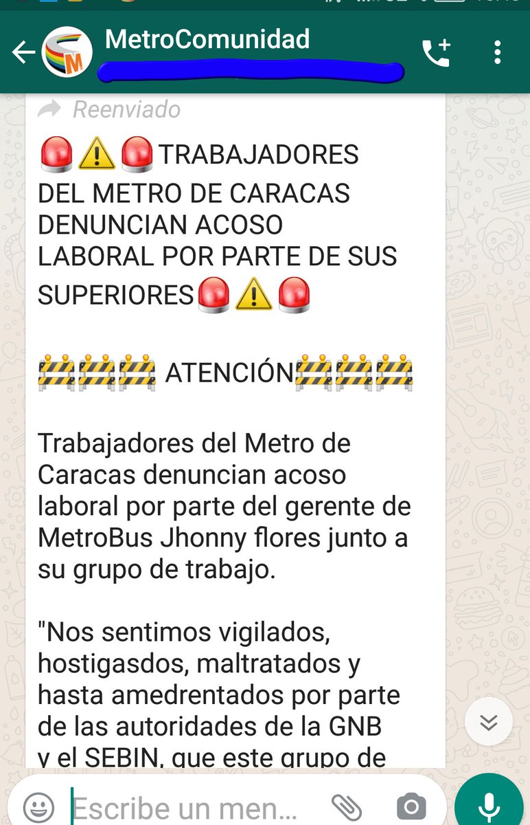 metrocomunidad's tweet photo. Estas son las denuncias que nos hacen llegar los compañeros OTS, Operadores de Transporte Superficial, pertenecientes a la Gerencia de Transporte Superficial, mejor conocida como Metrobús.
Sumado a los miserables salarios, esta situación...
#26Julio #metroinforme #MetroDeCaracas https://t.co/FgEE2ERdWV