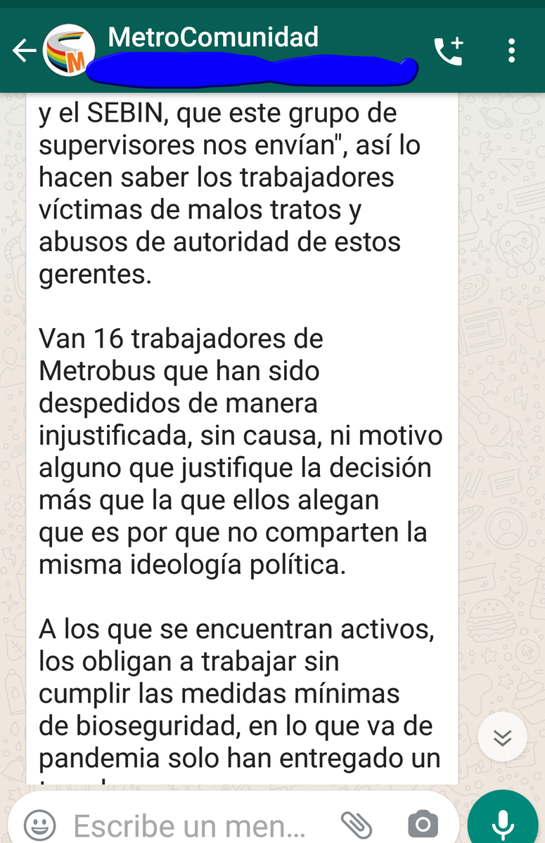 metrocomunidad's tweet photo. Estas son las denuncias que nos hacen llegar los compañeros OTS, Operadores de Transporte Superficial, pertenecientes a la Gerencia de Transporte Superficial, mejor conocida como Metrobús.
Sumado a los miserables salarios, esta situación...
#26Julio #metroinforme #MetroDeCaracas https://t.co/FgEE2ERdWV