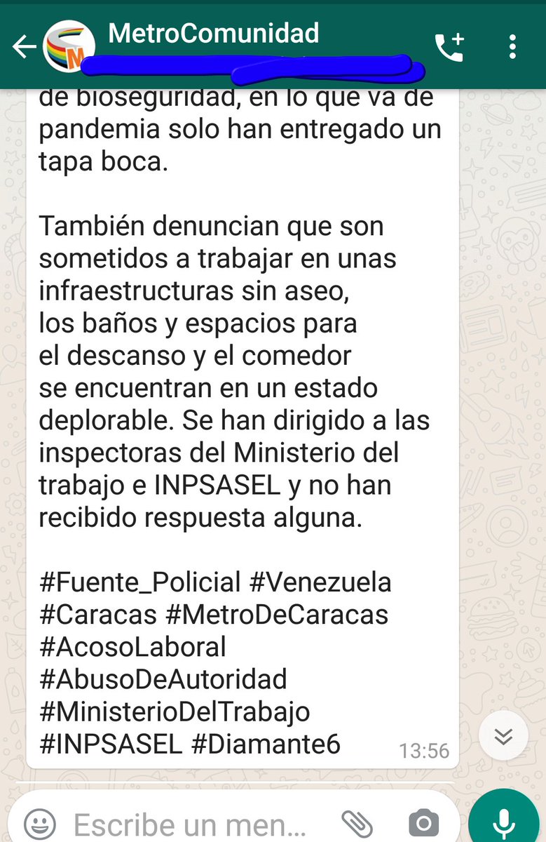 metrocomunidad's tweet photo. Estas son las denuncias que nos hacen llegar los compañeros OTS, Operadores de Transporte Superficial, pertenecientes a la Gerencia de Transporte Superficial, mejor conocida como Metrobús.
Sumado a los miserables salarios, esta situación...
#26Julio #metroinforme #MetroDeCaracas https://t.co/FgEE2ERdWV