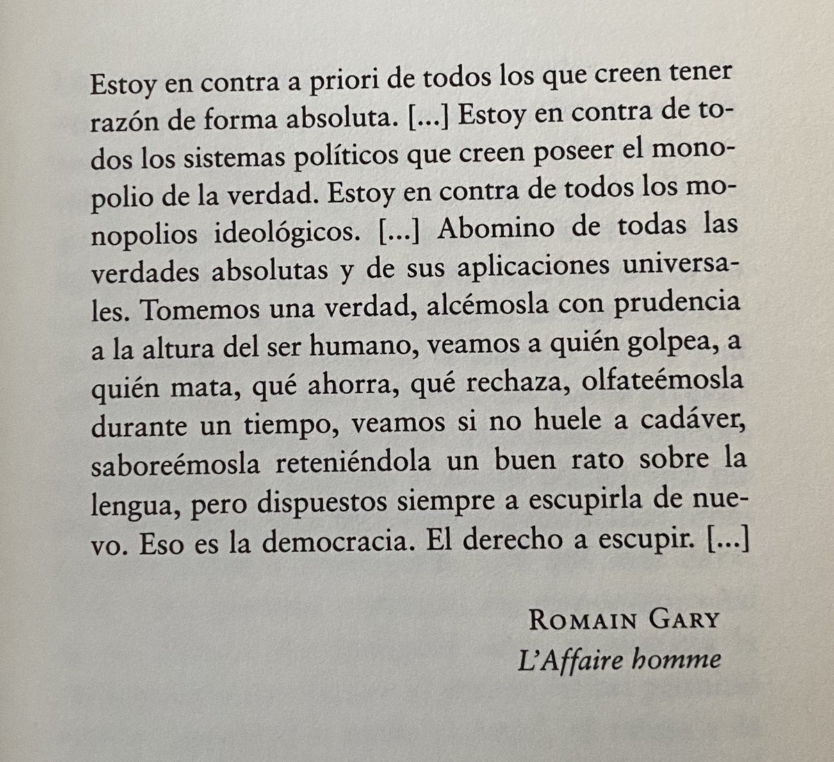 Eso es la democracia.