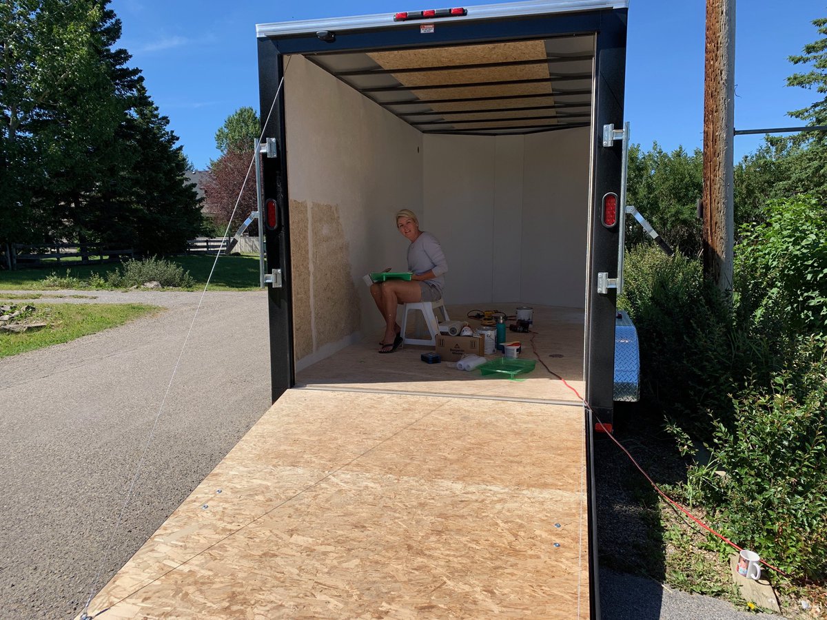 TaniceBosanko's tweet photo. Excited to start the Play Well Sales Agency Mobile Showroom! New project and it’s gonna be great! Can’t wait to use it this fall! #dothingsdifferent #elbowgrease https://t.co/rsHyDaSaJf