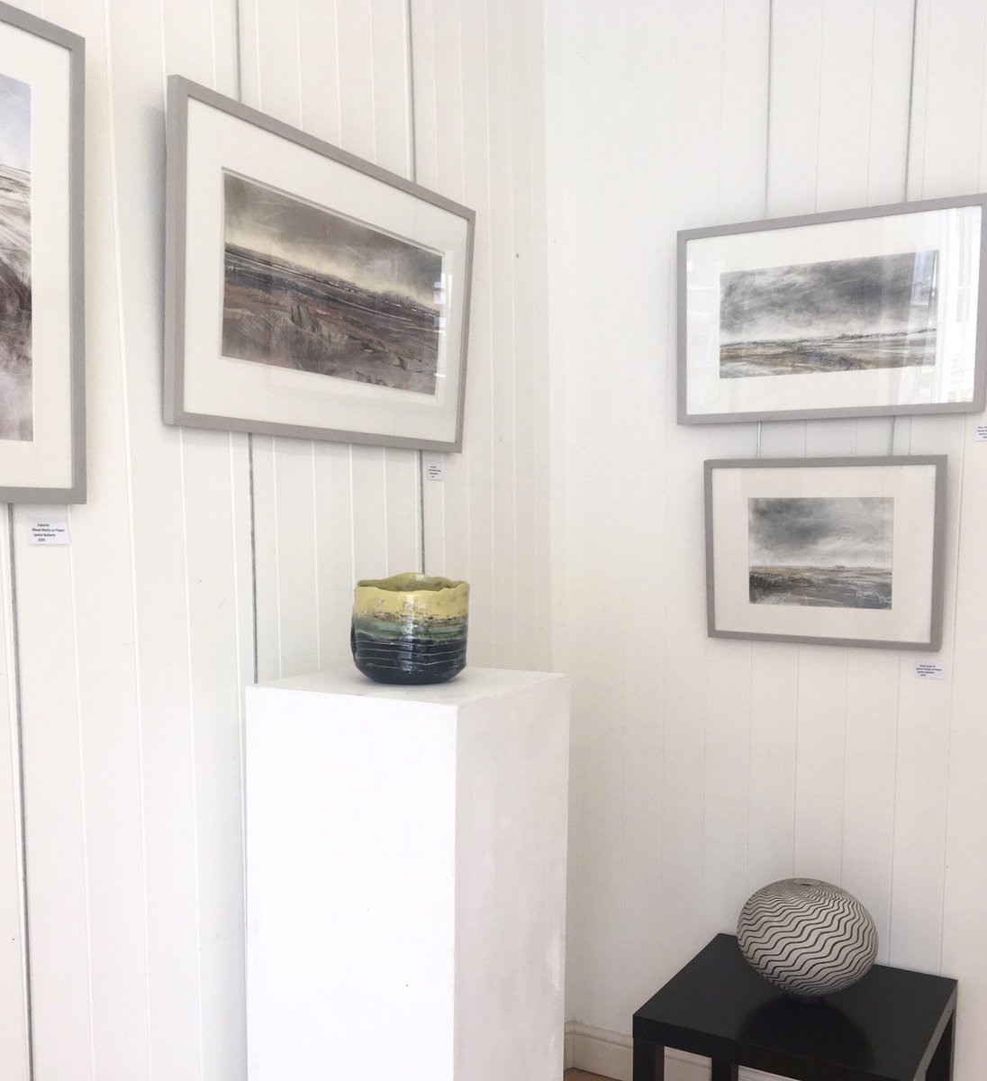 janine_baldwin's tweet photo. I have several #worksonpaper and #collages in the new 'Landscapes of the Mind' exhibition at @Gallery49 #Brid until 1st Sep #pastel #charcoal #graphite #drawing #ceramics #artexhibition #pastelsociety #contemporaryart #artinyorkshire #yorkshireartist #janinebaldwin #artontwitter https://t.co/DONkcrcOag