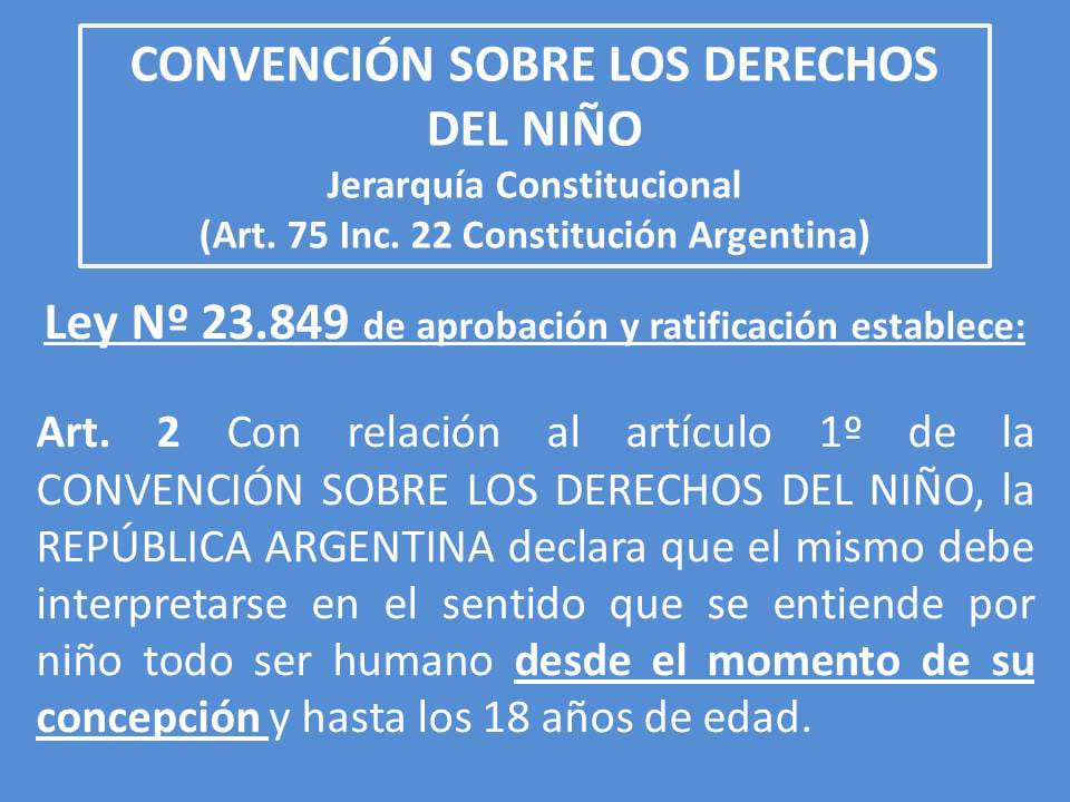 gloriavdelc's tweet photo. breve repaso para el abortero ignorante👉el aborto es inconstitucional, para el Código Penal es delito, el Congreso dijo NO 7 veces, la Corte NO legisla (=FAL no es ley), protocolo NO es ley (=disposición ministerial). El hijo tiene derechos #SiNoVetasNoTeVoto @horaciorlarreta https://t.co/6Fbodf8DNE