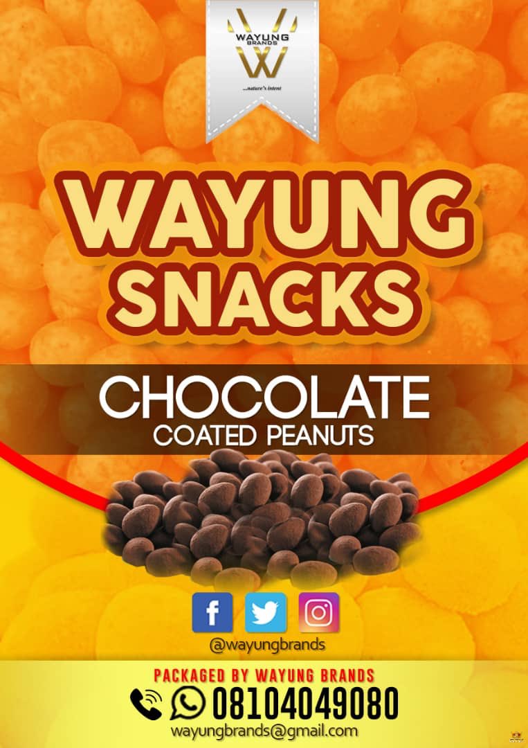 wayungbrands's tweet photo. Super excited to introduce you to our new flavours, available to order now #Crunchy #Chocolate #Coconut #Honey #Spicy #coatedpeanuts #wayungbrands #wayungsnacks #naturesintent #AbujaTwittercommunity https://t.co/rXhbfL5cRD