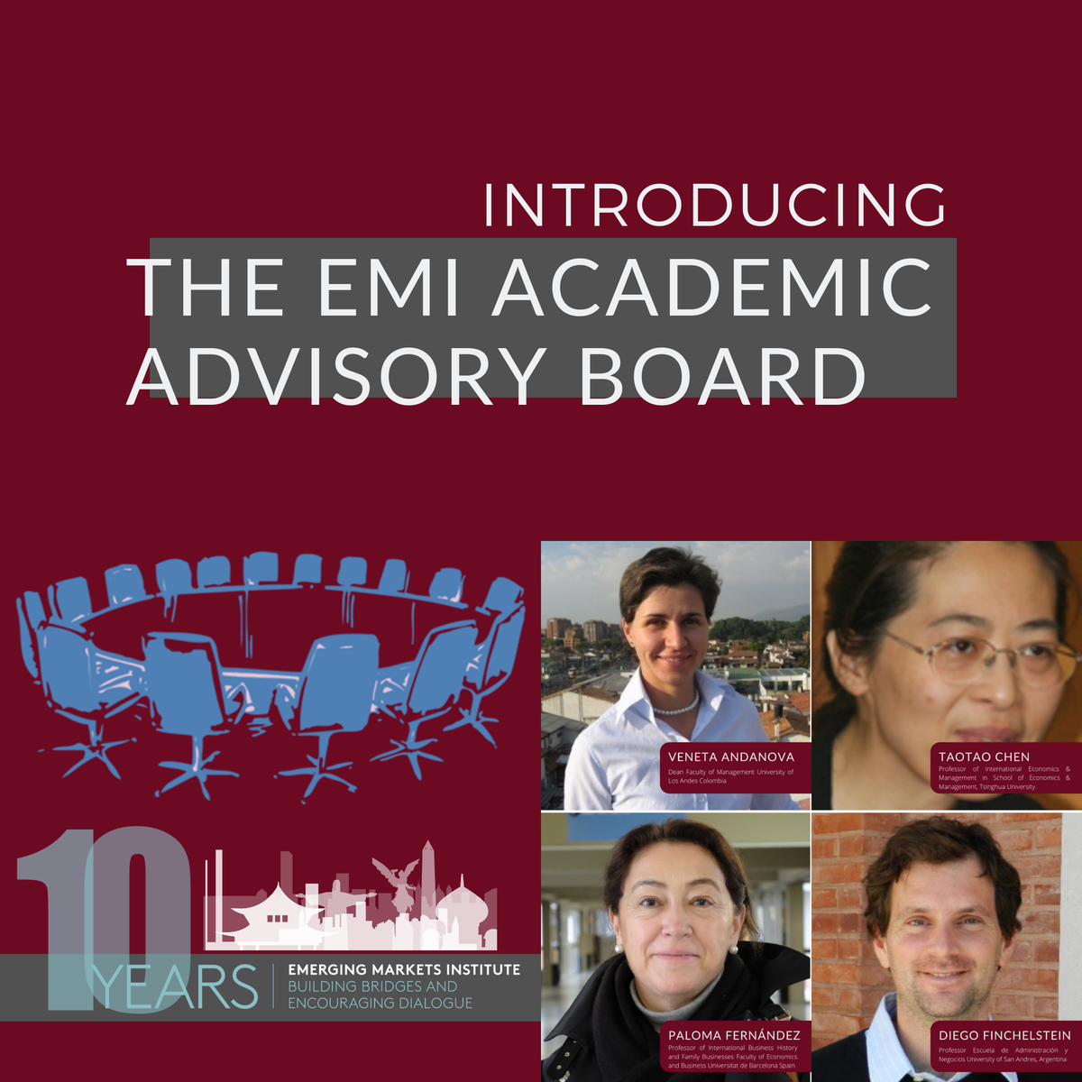 lourdescasanova's tweet photo. EMI is excited to announce the launch of it's Academic Advisory Board! It consists of distinguished academics and experts to exchnage ideas and opinions on topics related to Emerging Markets and provide guidance to EMI 
#cornellEMI #cornellMBA #advisoryboard #introducing https://t.co/yD3WGdkW6Z