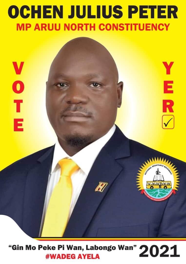 BuffaloSoldierA's tweet photo. Julius Peter Ochen, aspiring NRM candidate for MP Aruu North, isn’t into the “#COVID19 SOPs”; taking a leaf from @JaneRuth_Aceng et al.
STOP TORMENTING ‘OPTIONAL’ CANDIDATES WHO ARE ALSO LOVED BY CONSTITUENTS! 🙄
#NoToScientificElections
#LevelTheGround⚖️
#PeoplePower_OurPower✊ https://t.co/56r2TRrKiw