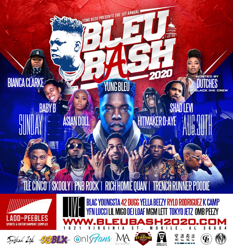bleubash's tweet photo. @__CapriLoveee No just updated: Full Line Up Below https://t.co/WDtnDjLQKO