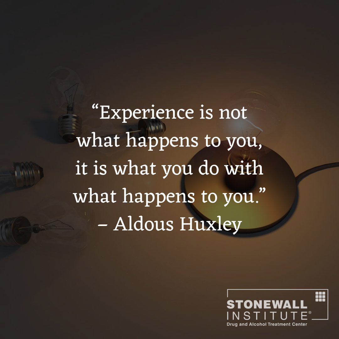 stonewall_inst's tweet photo. Our hardships do not define us, but what we do to grow beyond them speaks volumes.

#RecoveryWorks #DrugFree #StonewallInstitute https://t.co/ozN0DUlZpt