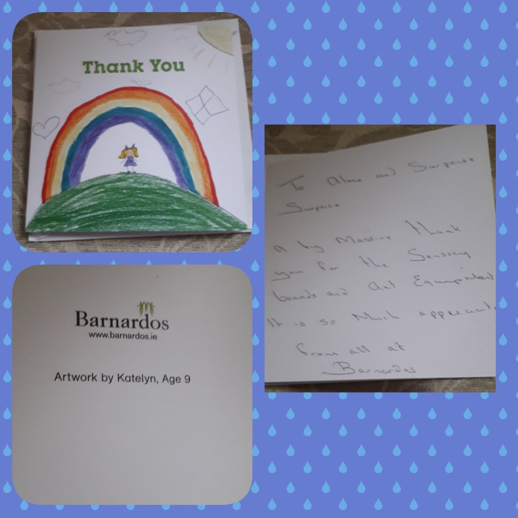 Thank you @barnardosdungarvan for your beautiful card.