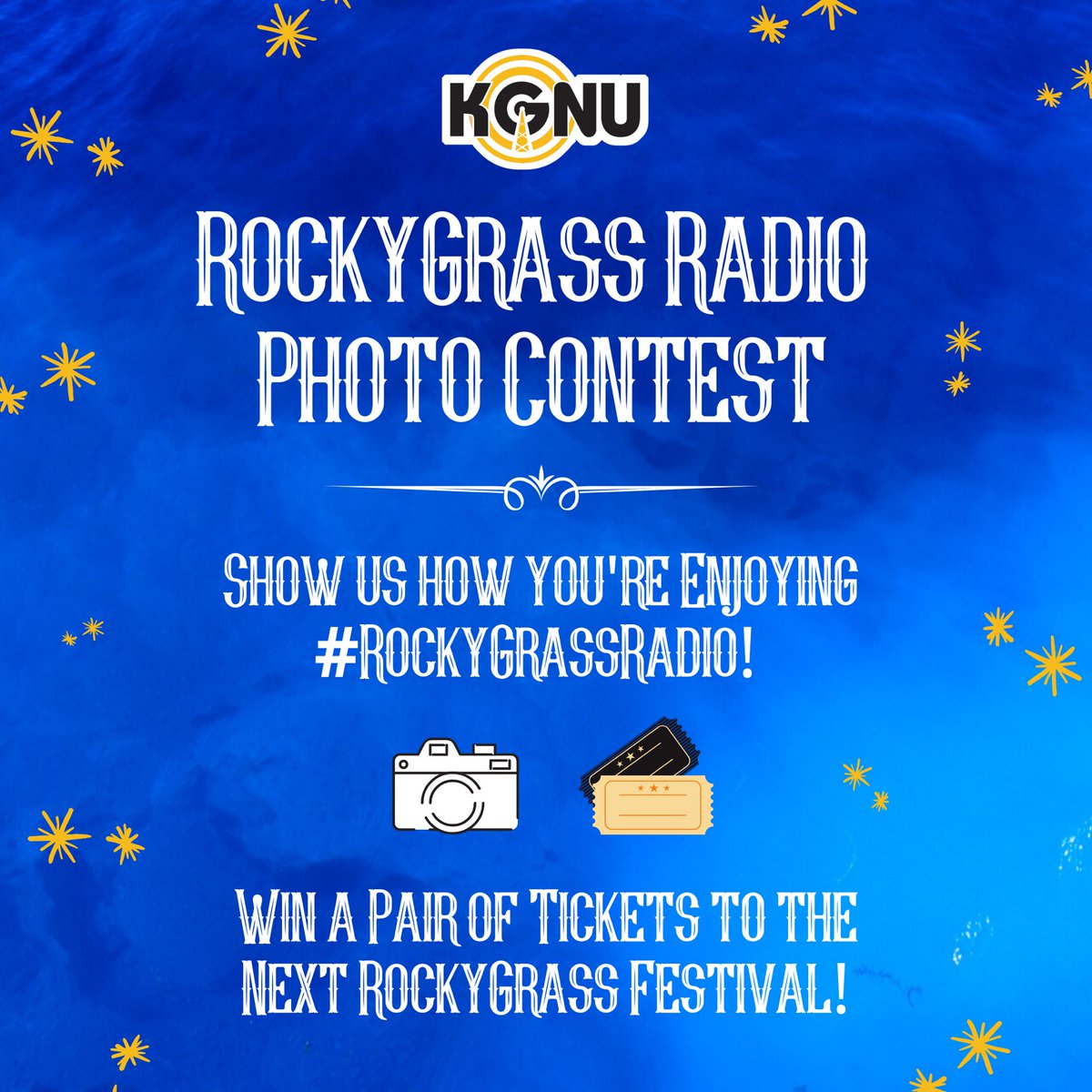 You have 23 more minutes to enter the #rockygrassradio photo contest! Details at afterfm.com/RockyGrass #kgnu