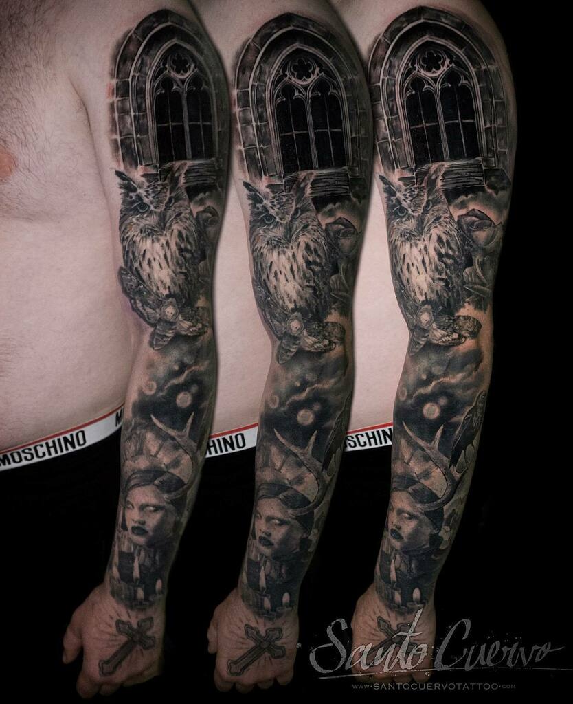 DarkHorror RealisticRealism Tattoo  Slave to the Needle