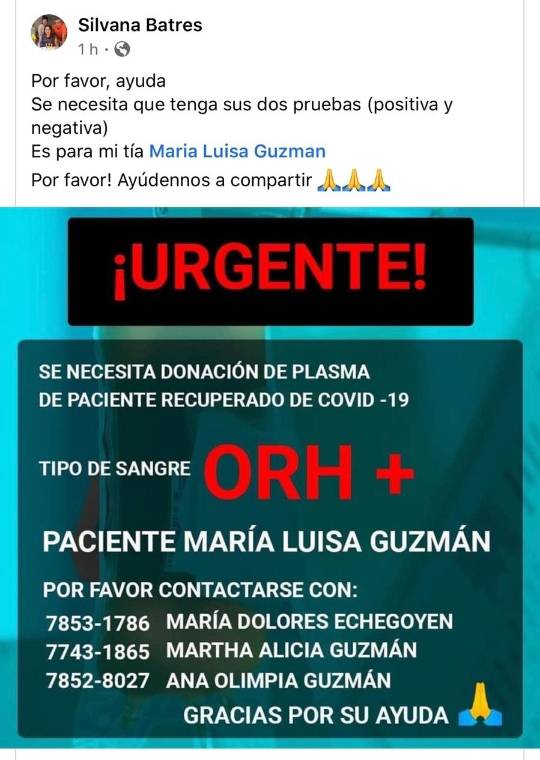 NOTICIAS DE ÚLTIMA HORA (@itroficialsv) on Twitter photo Aquí encontrarás una lista completa actualizada a diario, para que ayudes a que nuestros hermanos Salvadoreños se recuperen del #COVID19.
Busca el listado completo en
bit.ly/DonaTuPlasma
<a href="/PConvaleciente/">INTERCAMBIO DE PLASMA CONVALECIENTE</a>
#QuedateEnCasa y recuerda usar siempre tu 😷. Aquí encontrarás una lista completa actualizada a diario, para que ayudes a que nuestros hermanos Salvadoreños se recuperen del #COVID19.
Busca el listado completo en
bit.ly/DonaTuPlasma
<a href="/PConvaleciente/">INTERCAMBIO DE PLASMA CONVALECIENTE</a>
#QuedateEnCasa y recuerda usar siempre tu 😷.