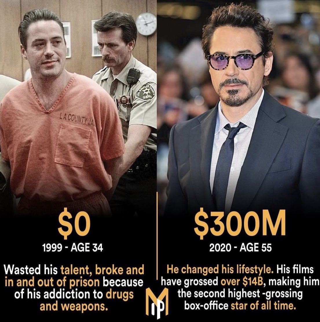 FINALLEVEL's tweet photo. It’s never to late the get your shit together.. Respect to Robert Downey Jr.. MFs had counted you out! https://t.co/SOMrY0kWBJ