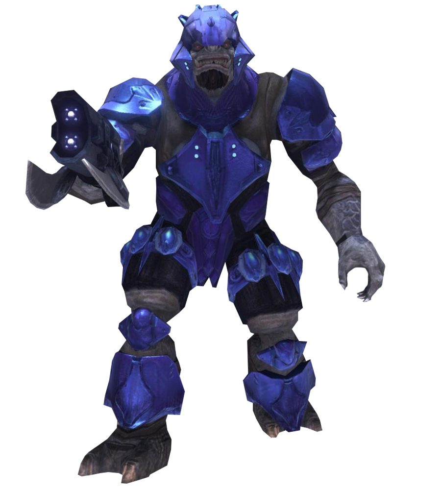 I think the "Harbinger's" forces definitely need more glossy shade to them as well as the hexagonal pattern on their armors to give a real totally-used-to-be-Covenant-but-are-not-Banished feel to them. Realistic shading is nice but Cov tech as always stood out with sick shading.