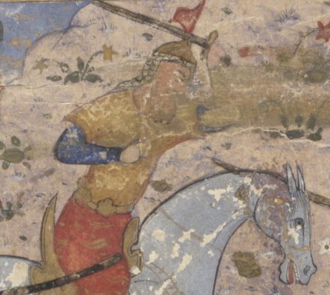 15/Stand-off lasted for four months at first. The Persian general Rostam Farrokhzād preferred negotiations. The battle lasted for four days. Rostam was killed with heavy loss on Persian side.