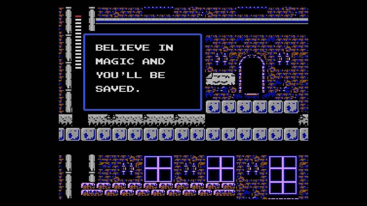 NickeTendo's tweet photo. #Castlevania2 #SimonsQuest 
#NES #NintendoSwitch https://t.co/yALlLLnmJU