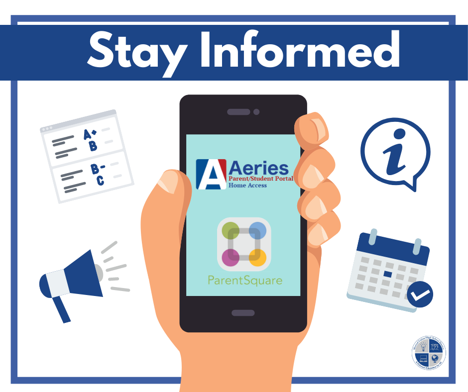 As we get closer to the start of school, there will be an increase in notifications to parents/caregivers. Make sure your info in Aeries and ParentSquare is updated so you don't miss out on important communications from the district and your school site #StayInformed #WeAreMUHSD