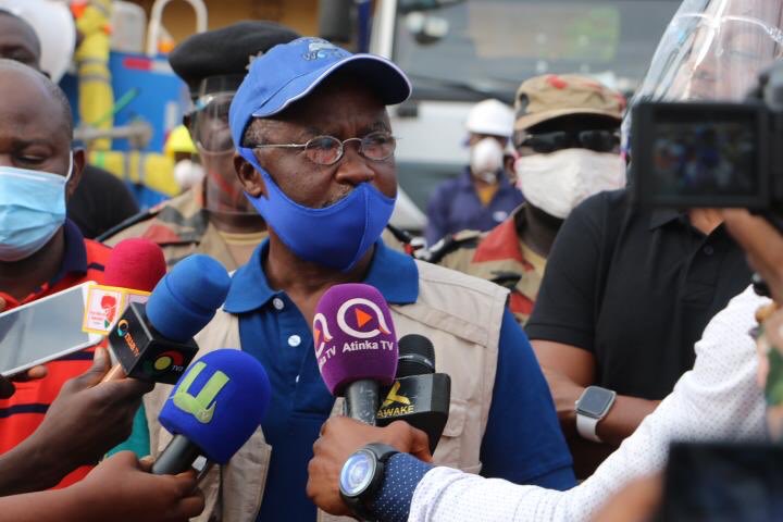 ZoomlionLtd's tweet photo. Disinfection and clean up of markets in the Savannah Region began today. Fifty-Seven (57) Markets in Seven (7) Districts across the region were disinfected.

#ZoomlionDisinfects https://t.co/v9bAC3M7a9