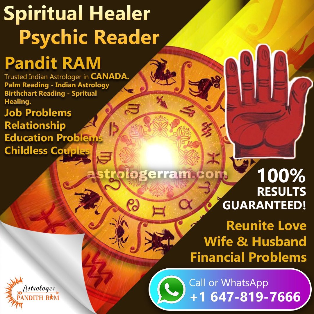 AstroPandithRAM's tweet photo. 🌏Pandith RAM is a famous astrologer in Canada, who has made enormous achievements in astrology. 
🌟#astrologer #astrology #bestastrologernearme #astrologerintoronto #getyourlovebackbyvashikaran #getyourloveback #vashikaran #bestastrologerincanada #health #financialproblems.🌟 https://t.co/hSMUPqSJsH