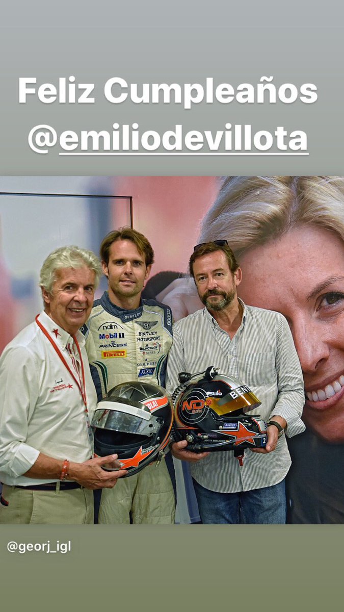 georj_igl's tweet photo. Feliz Cumpleaños @emiliodevillota una gran persona y referencia del #motorsport #español #pionero Orgulloso de conocerte #thecolorsofspeed #motorsportphotography #graphicdesign #design #photo https://t.co/FgwugwCZhB