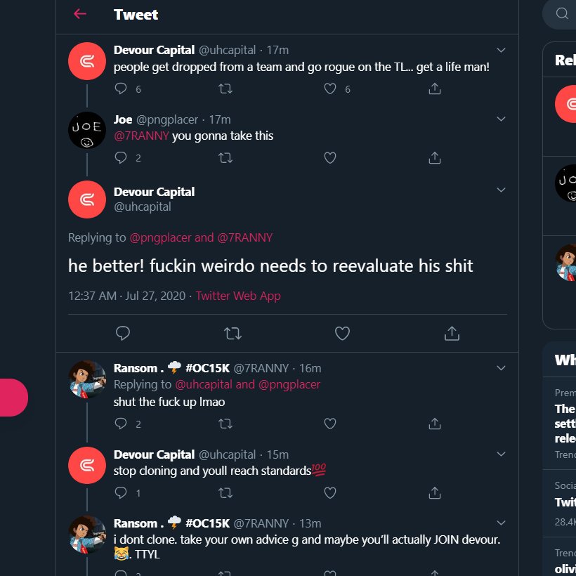 DesignerBeef's tweet image. Todays Designer Beef:

Ransom was released from pursue and started getting aggressive on the timeline, people told him gl but he still didn't  care.