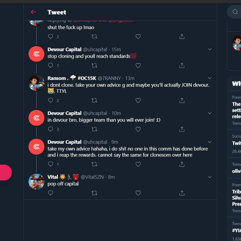 DesignerBeef's tweet image. Todays Designer Beef:

Ransom was released from pursue and started getting aggressive on the timeline, people told him gl but he still didn't  care.