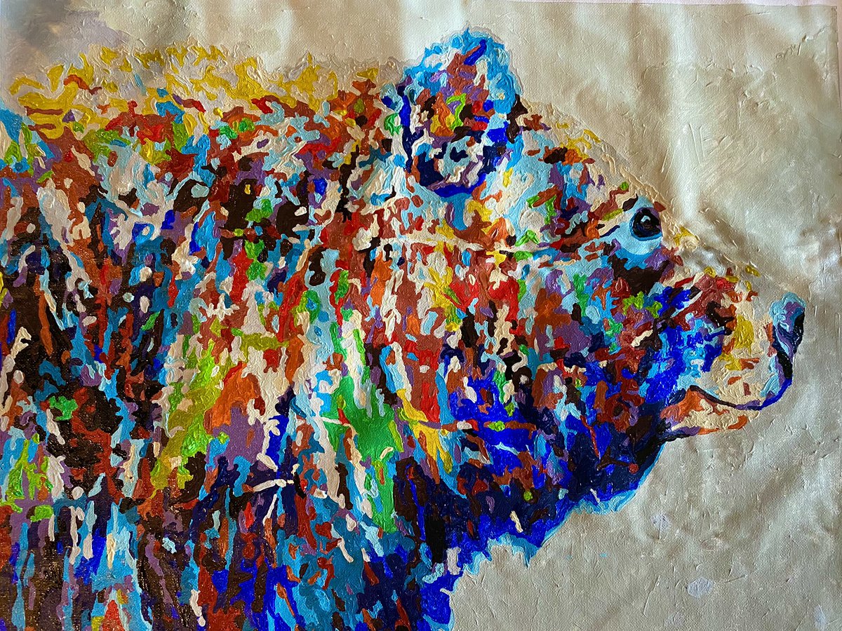 kierstan_barbee's tweet photo. @ArlenaGaynor I also finished this painting. Ran 6 miles. Took a class at Rise. Watched church online. Took a nap. #somuchfreetime 😉 https://t.co/oDgIWi9ppB