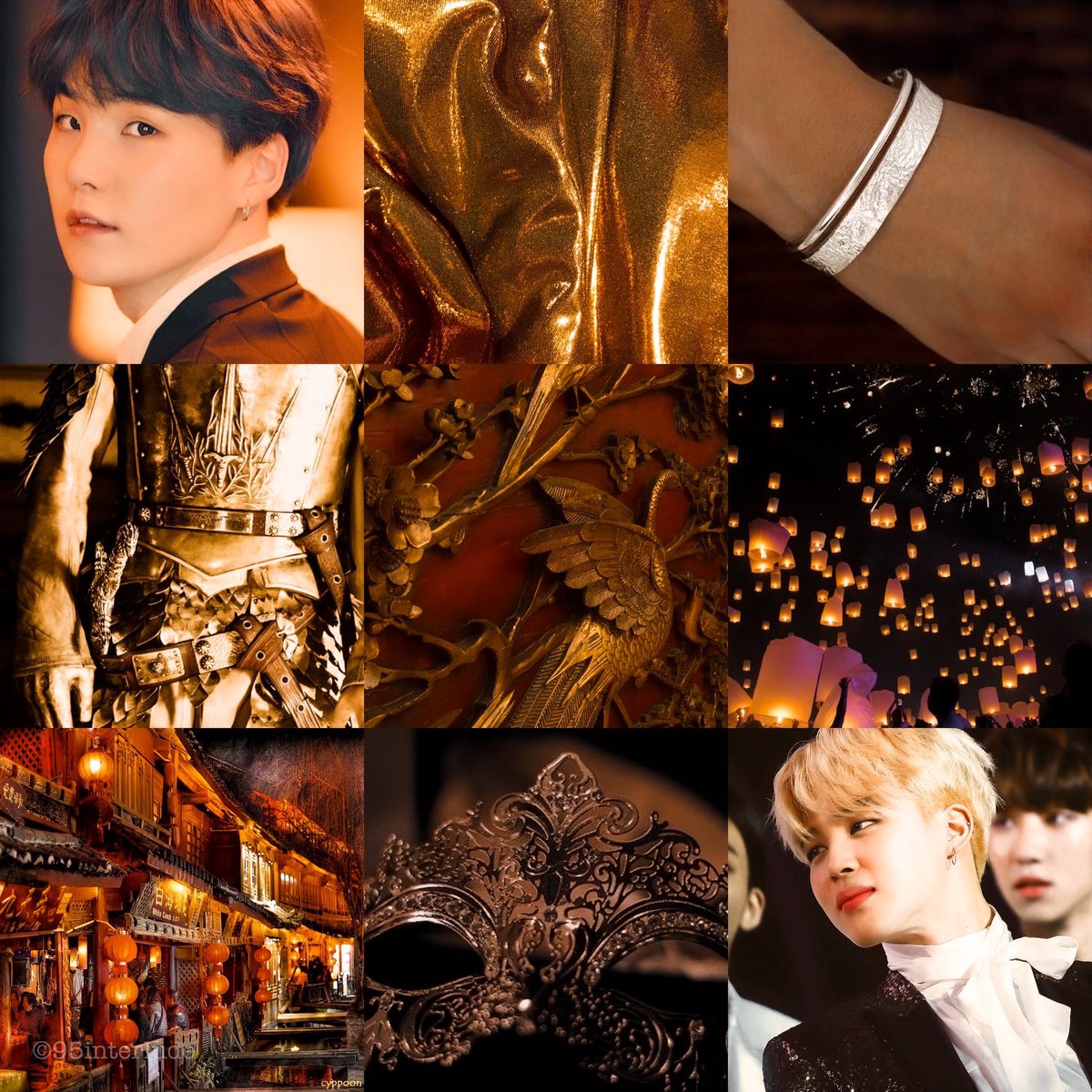 inkedsky's tweet photo. yoonmin au 
everyone has a piece of jewlery that only their soulmate can see. jimin has a small silver bracelet that he absolutely adores. 

imagine his surprise when during a festival he happens to stumble into prince yoongi, and the man compliments his bracelet. https://t.co/5gYip0edQN