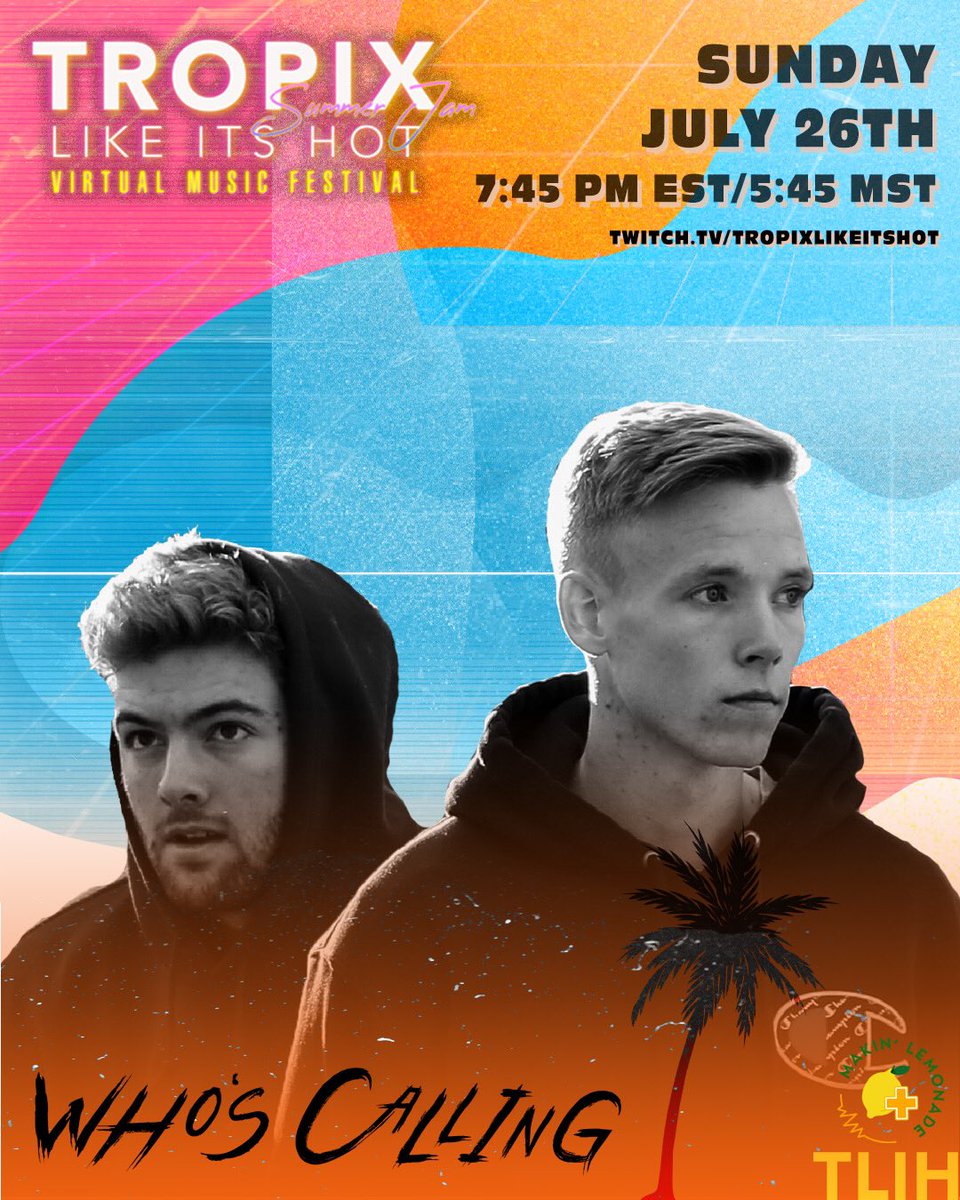 TONIGHT - 5:45 PM MST
OUR SET DEBUT
twitch.tv/tropixlikeitsh…