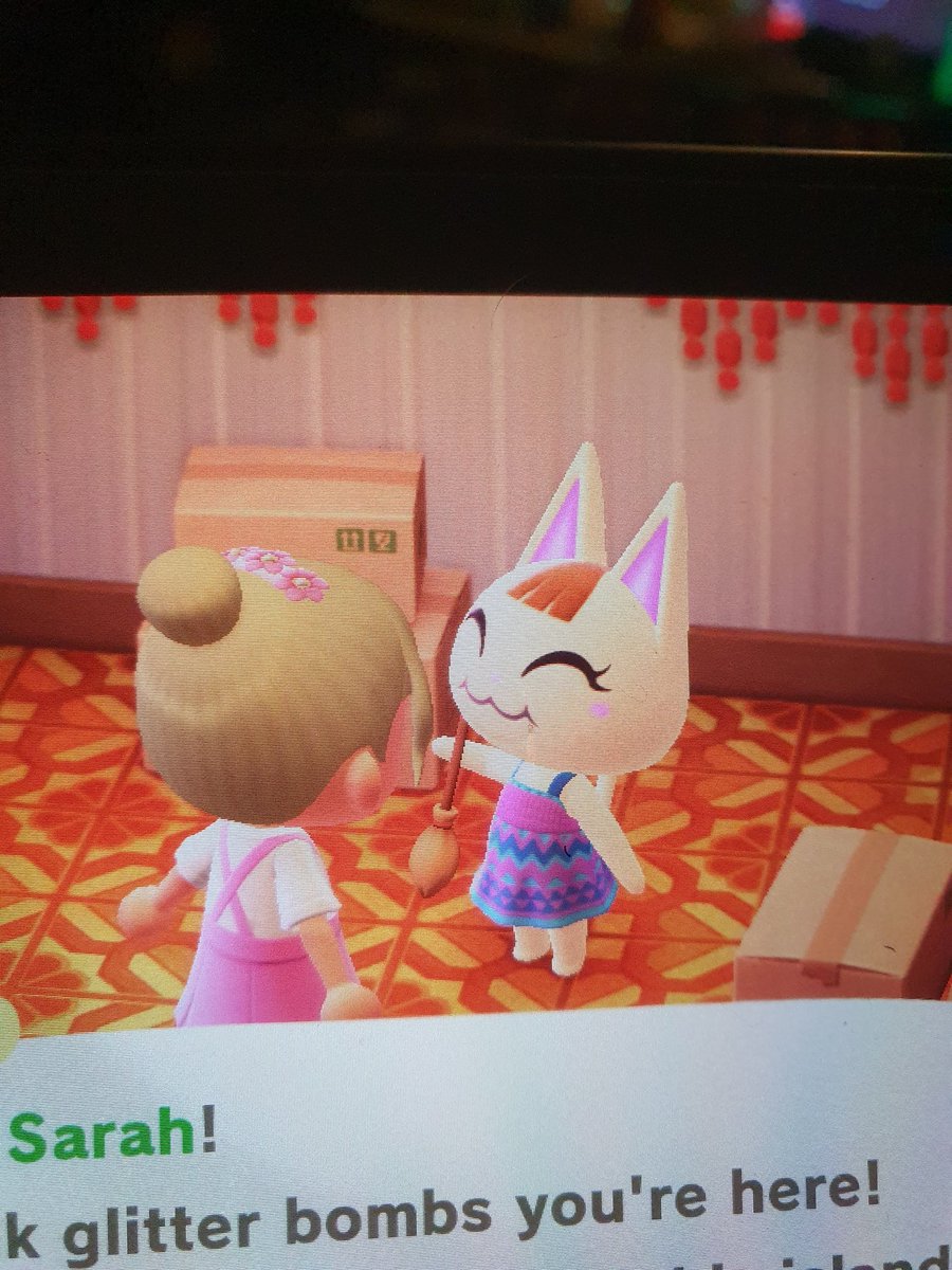 AbleSisModel's tweet photo. Merry is in boxes if anyone would like her! She needs to be claimed within an hour ❤ #AnimalCrossingNewHorizons #animalcrossing #dodocode #acnh #acnhtrade #acnhtrades #acnhvillagerinboxes https://t.co/BNoDzzq8bY