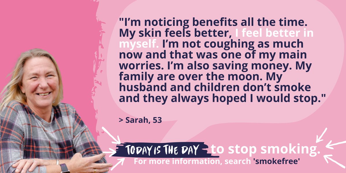 AshOrgUK's tweet photo. Are you ready to say goodbye to smoking?
The health benefits from quitting smoking start from the moment you stop.
Make today the day to quit. https://t.co/E7aXJr8bzi
#TodayIsTheDay https://t.co/6xJBhE38En