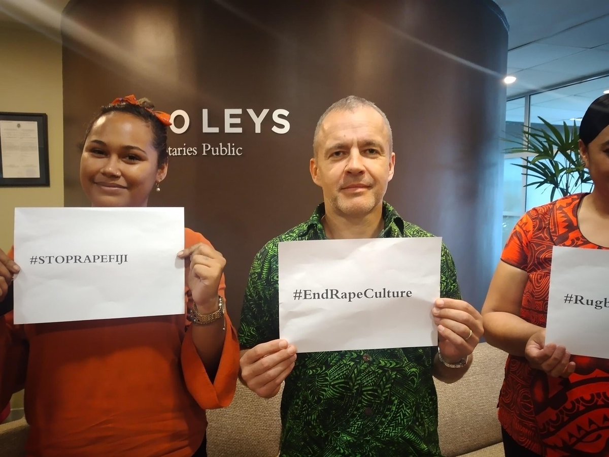 angry_kpra's tweet photo. Vinaka @munroleys staff for joining the movement. #StopRapeFiji #CleanRugby https://t.co/r64UPHmBtt