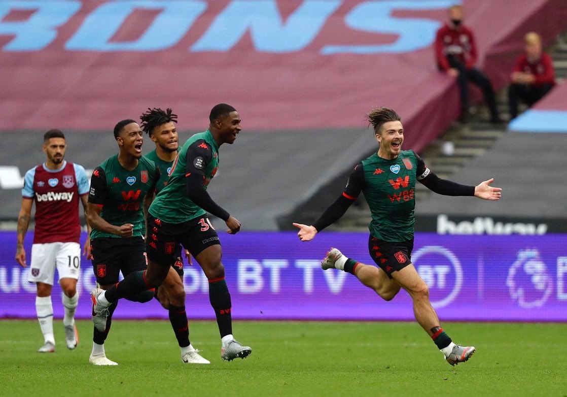 JackGrealish's tweet image. What a day. Keeping my club in the premier league for another year. MY club ❤️⚽️ #AVFC