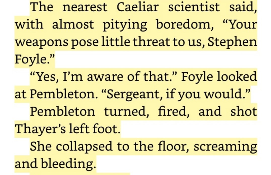 TrekBookClub's tweet photo. What did you think of the MACOs and some of the teams decision to mutiny? Where you expecting them to take the mutiny so far? Do you think shooting Thayer was always part of the plan? #TrekBookClub #GodsOfNight https://t.co/7HMlZiR6Zf