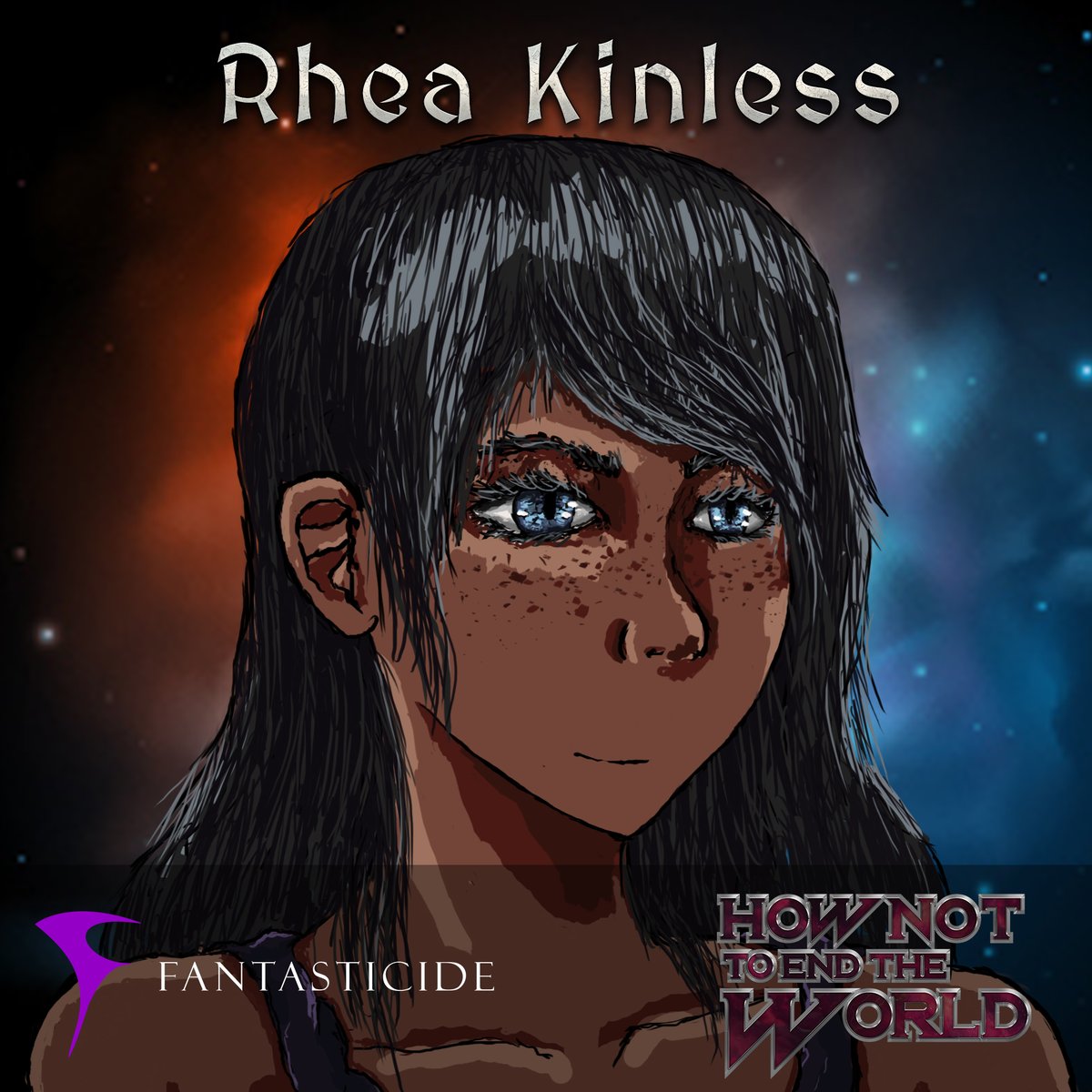 The sigil and new character art of our dear Rhea, a Monk that yearns to be a Wayfinder. Someone to encourage us out of our shell. To be a leader that convinces us to open our doors, and to extend our hands in aid. We could do so much more if we share in our strength!