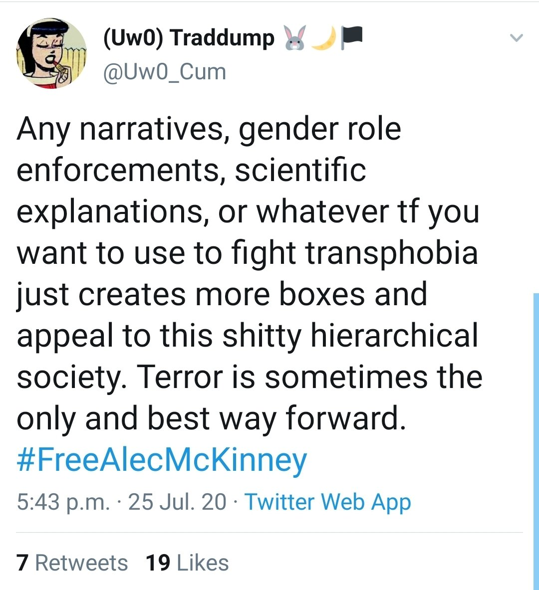 TheHinduDindu's tweet photo. people are really simping for a school shooter because he's trans https://t.co/WkjrSTR45K