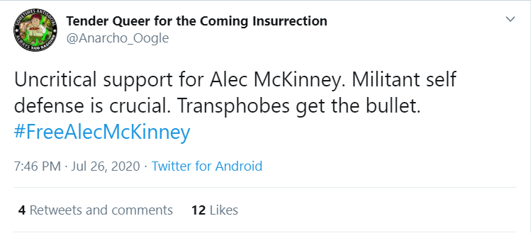 TheHinduDindu's tweet photo. people are really simping for a school shooter because he's trans https://t.co/WkjrSTR45K