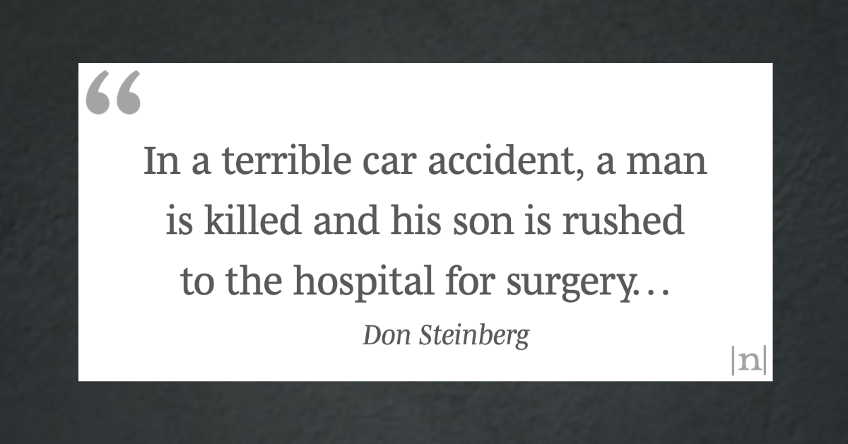 A new twist on an old chestnut…

|n|otabilia 837  ⁂ from "Brainteasers: The Aftermath" ⁂ Don Steinberg || Read it in *Notabilia*, a daily(ish) newsletter → ktxc.to/nbts

#quotes  #DonSteinberg #jokes #humor #literaryquotes #commonplacebook #notabilia  #newsletter