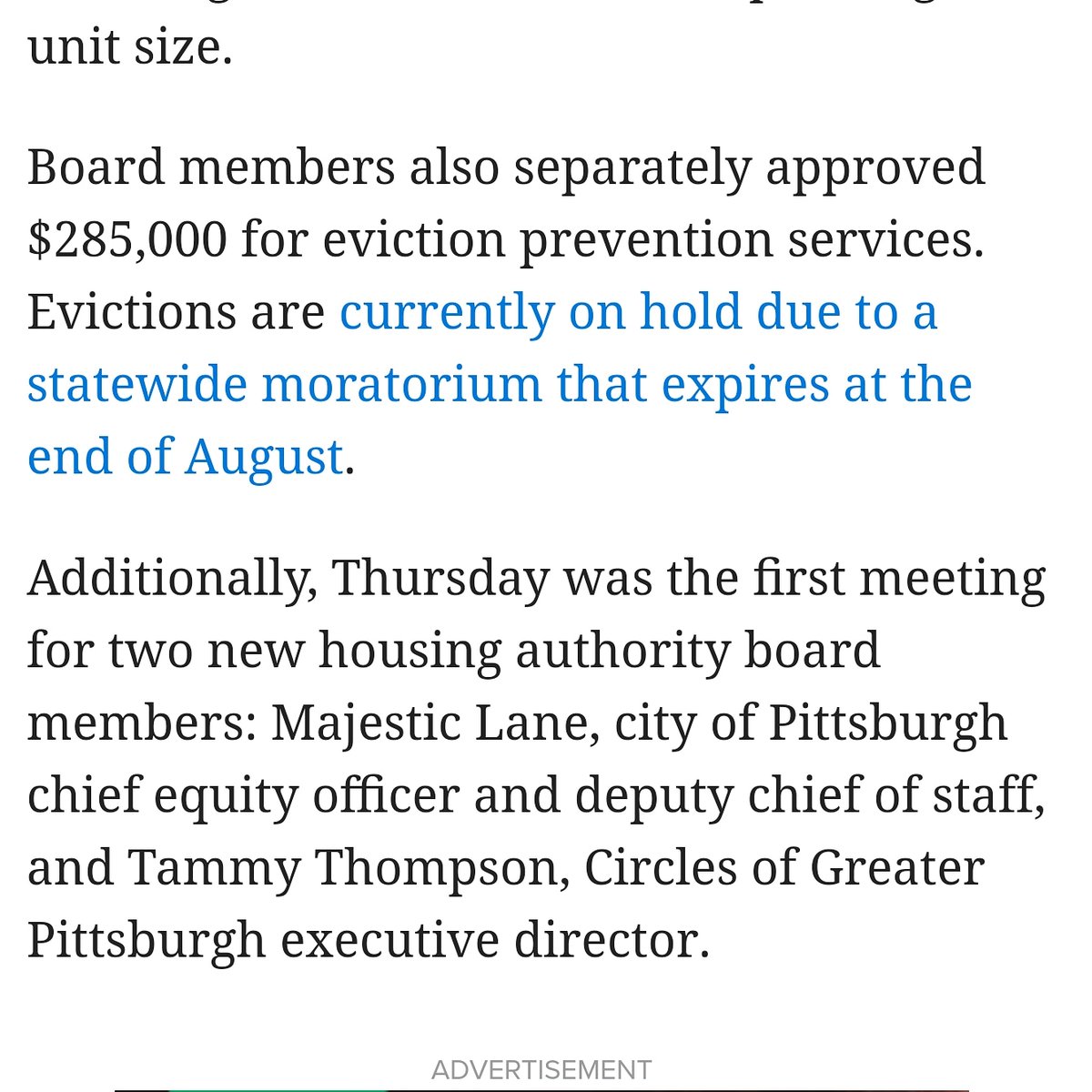 Please accept my late pass on this on. Last Thursday was my first meeting as a Commissioner for the Housing Authority of the City of Pittsburgh. Thank you <a href="/billpeduto/">bill peduto</a> for the opportunity to work on the stabilization &amp; human capital development opportunities for our residents!