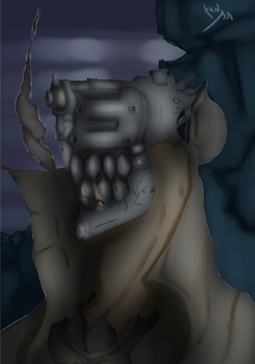 xenkaart's tweet photo. #nogunslife #ノー・ガンズ・ライフ #NōGanzuRaifu #inuijuzo #juzoinui #revolver #mecha #mechacharacter #乾十三 #digitalart #animecharacter #mangacharacter #manga #anime #ilustration #arte_con_any #wacom #CLIPSTUDIOPAINT https://t.co/31IfsJblMX