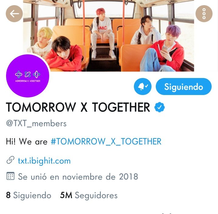 killatyun's tweet photo. La cuenta de los chicos ahora tiene 5m de seguidores, eso es un gran logro grandísimo
#TXT5MPARTY
#TXT
@TXT_members https://t.co/sMgmSC1I1a