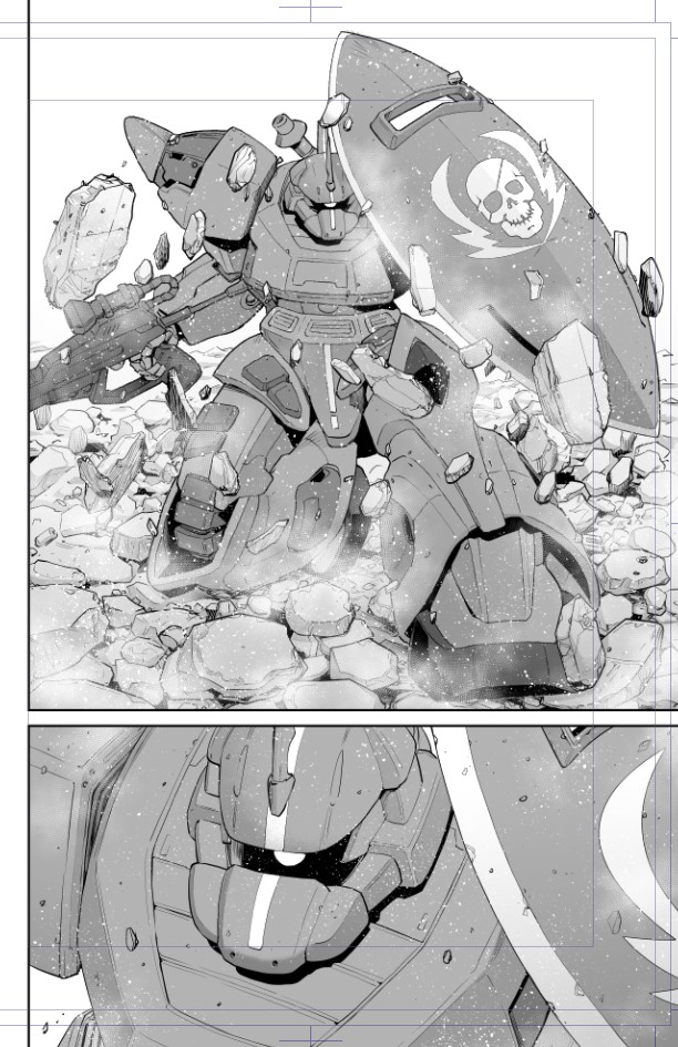 現在発売中のガンダムエース9月号に「機動戦士ガンダム GROUND ZERO コロニーの落ちた地で」ラストエピソード前編が掲載されてます。
いよいよクライマックスへ!来月の最終回含め、皆様何卒よろしくお願いします。
(コミックスは現在3巻まで発売中です) 