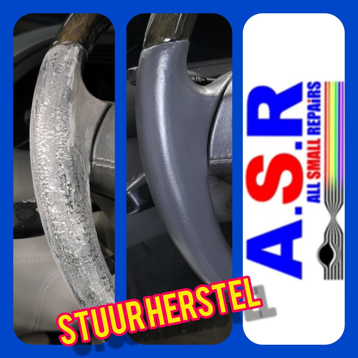 #Stuur #herstel, #deukje,#kras,#lakschade#spotrepair#bumperschade#Obdam#Alkmaar.