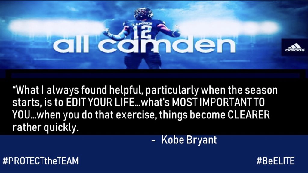 LUmm55's tweet photo. DAY 1 OF HEAT ACCLIMATION PRACTICE AT 8AM

#ELITE11 WORD-OF-THE-DAY: #ENERGY🔋⚡ IT'S A CHOICE WIN YOUR #SELFTALK!!!

✅ GET 7-8 HRS OF 😴
✅ CHECK @Hudl 
✅ WEAR NAVY
✅ BRING A WATER JUG 💦
✅ 🍽 BEFORE BED &amp; WORKOUTS 
✅ ARRIVE 15 MIN EARLY ⏰

#BeELITE💪
#PROTECTtheTEAM⚔ https://t.co/RcuZLn0Fk9