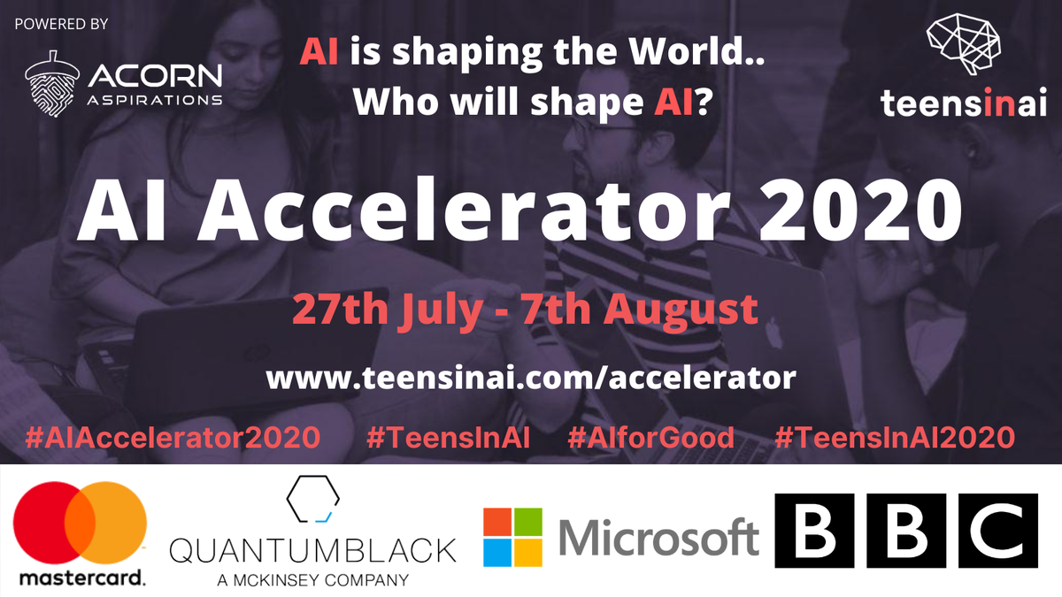 elena_sinel's tweet photo. Really excited to kick off our #AIAccelerator2020 with our Keynote Speaker @nitendrar VP &amp; Head of AI Garage @mastercardindia.

@Mandy_Sanghera1, @Ganesh_R7, @Ems09 &amp; @NairobiEmma  will be introducing @unsdgs2030  challenges!

Tune live tmr @ 10:00am BST: https://t.co/b1R9RsbHRl https://t.co/oQyCRzapYU