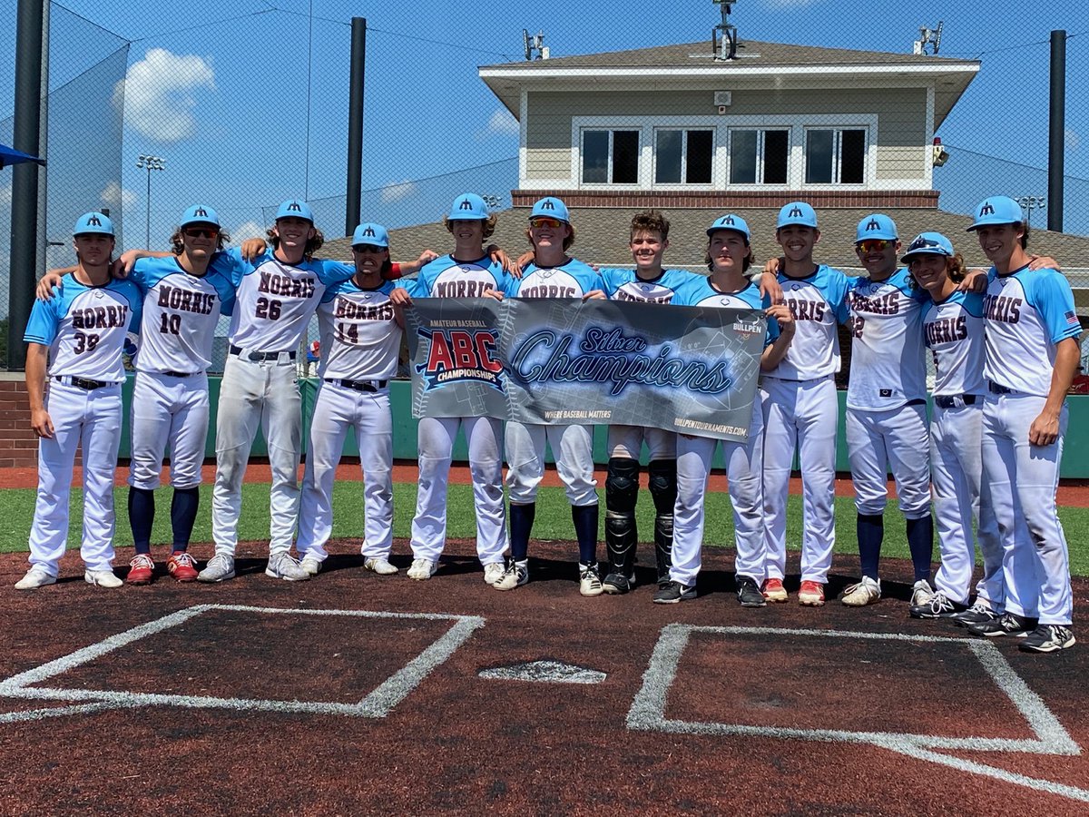 5stargl2022gold's tweet photo. 🏆 Champions! @Bullpenevents ABC Championships! An absolutely loaded silver division, went 5-0 in pool play and bracket play. A 💎 of a game for @ColinMajda and another big save for Ohlenkamp! Quality TEAM win again! #unfinishedbusiness now finished!  

@MorrisBaseball https://t.co/CF3VktCu3V