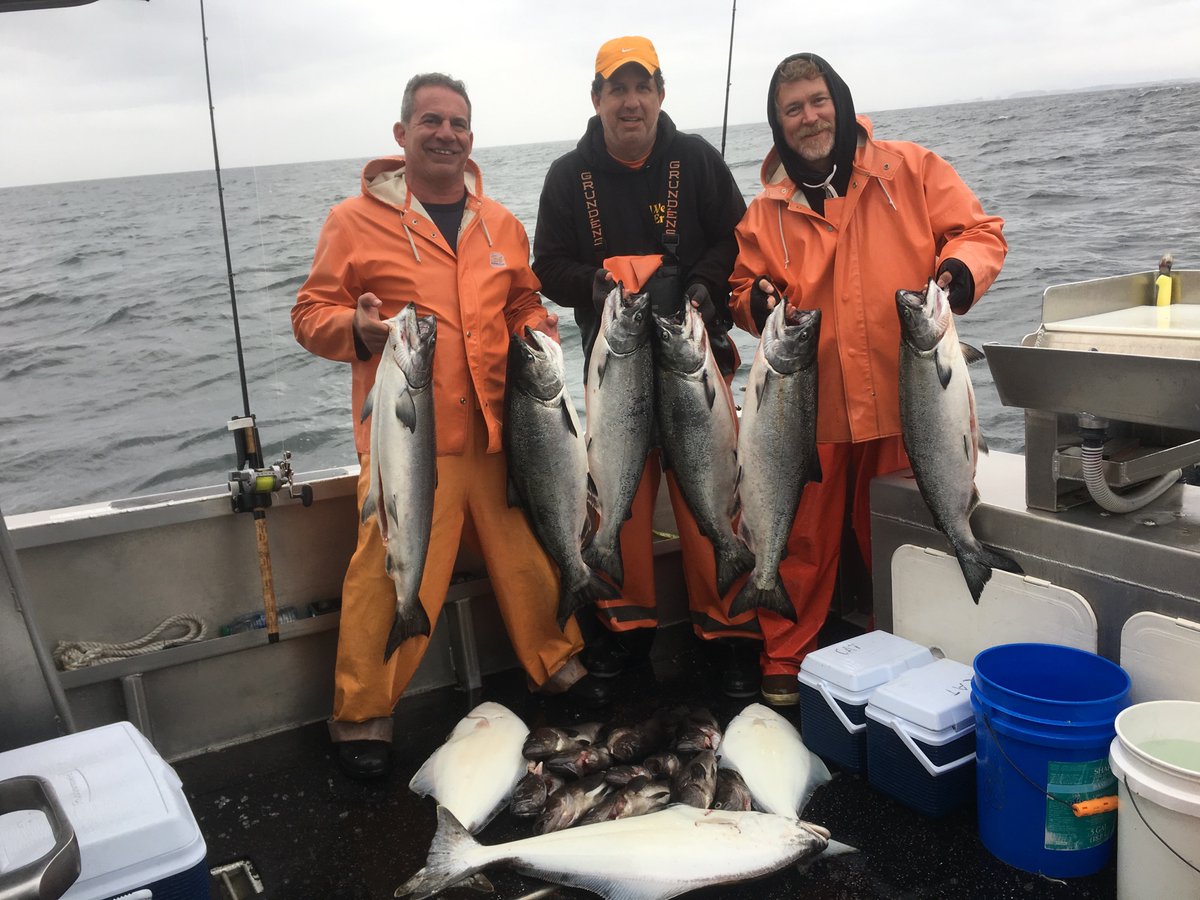 PointsTweets's tweet photo. Great and wonderful fishing trip for Charlie in Sitka AK last week. 

Lots of masks, gloves in transit and everybody on the trip got Covid test the day before. Tested after return, still negative. Tip of the cap to Alaska the state and airline @AlaskaAir for precautions. https://t.co/aCBHDSTiM5